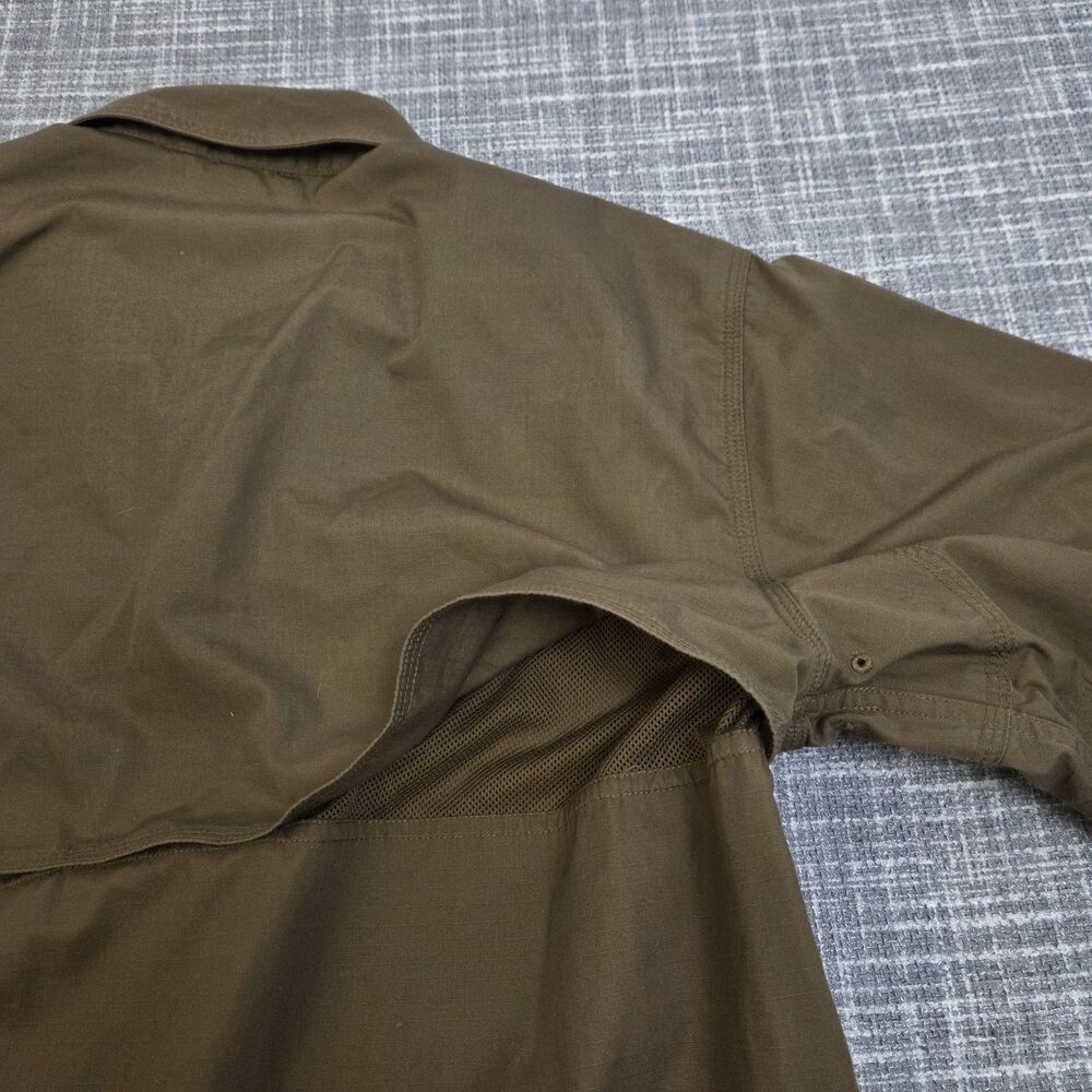5.11 Tactical Shirt Taclite Pro Men's M Button Outdoor Vented Tundra 72175 - Picture 8 of 10